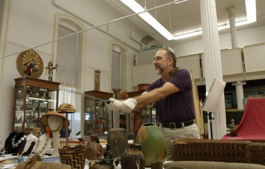 Fred Gleach in the Anthropology Collections