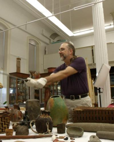 Fred Gleach in the Anthropology Collections