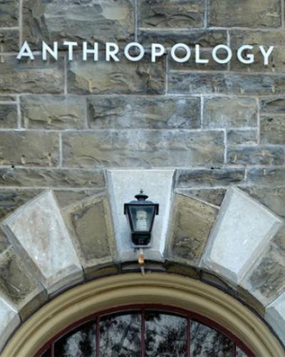 Anthropology letters on McGraw Hall